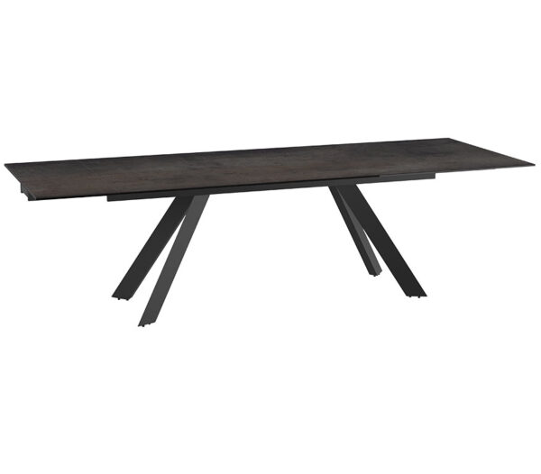 Eetkamertafel Keramiek op glas
