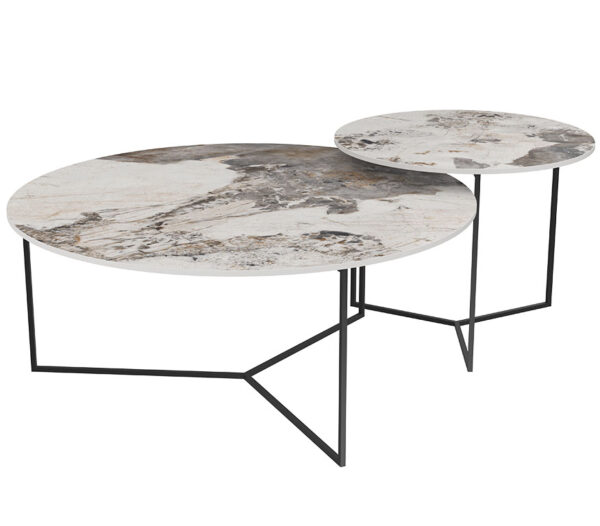 Salontafel Keramisch rond