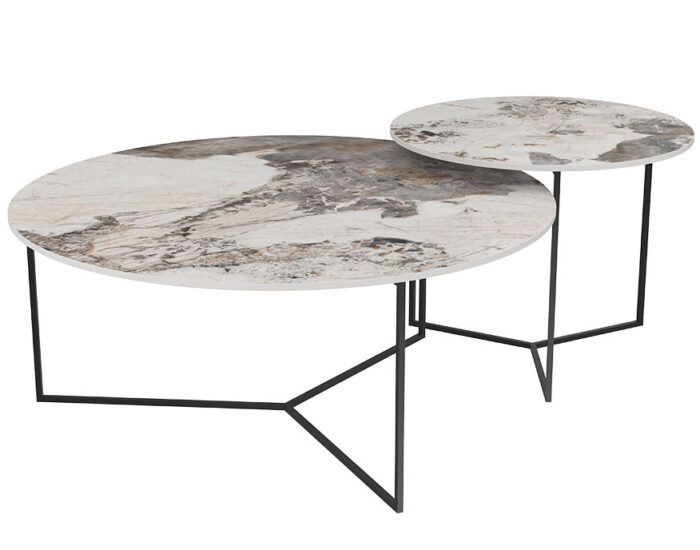 Salontafel Keramisch rond
