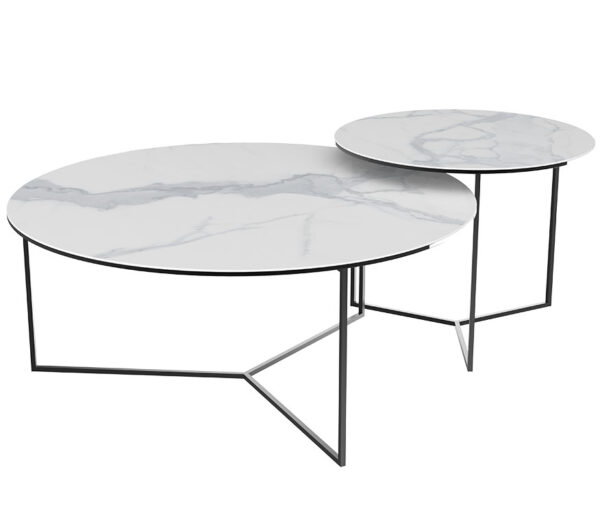 Salontafel Keramisch rond - Afbeelding 2